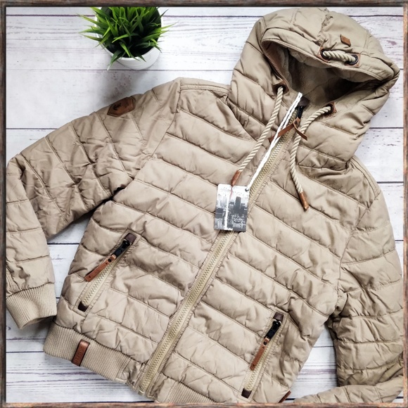 Naketano Other - NWT NAKETANO Men's Prometheus Beige Puffer Jacket